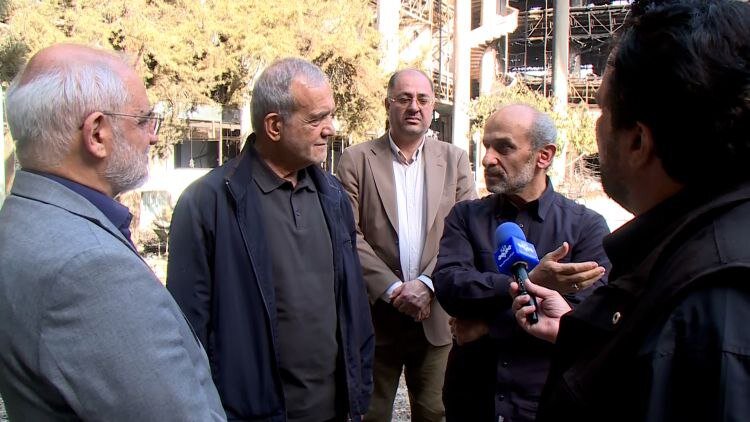 Pezeshkian inspects inspections that bombed Ilib headquarters after Israeli war crimes