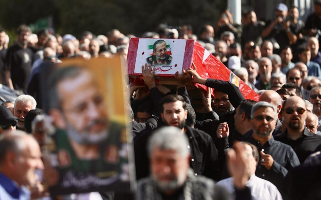Iranian military chief buried